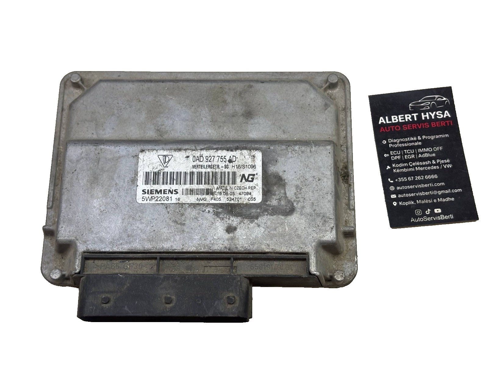 Siemens Gearbox Control Module 0AD927755AD 5WP22081 16