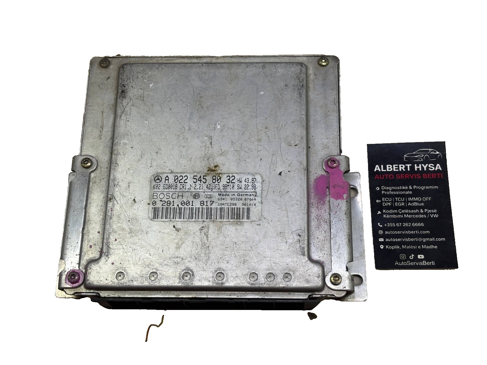 Bosch Engine ECU A0225458032 EDC15C0 0281001817