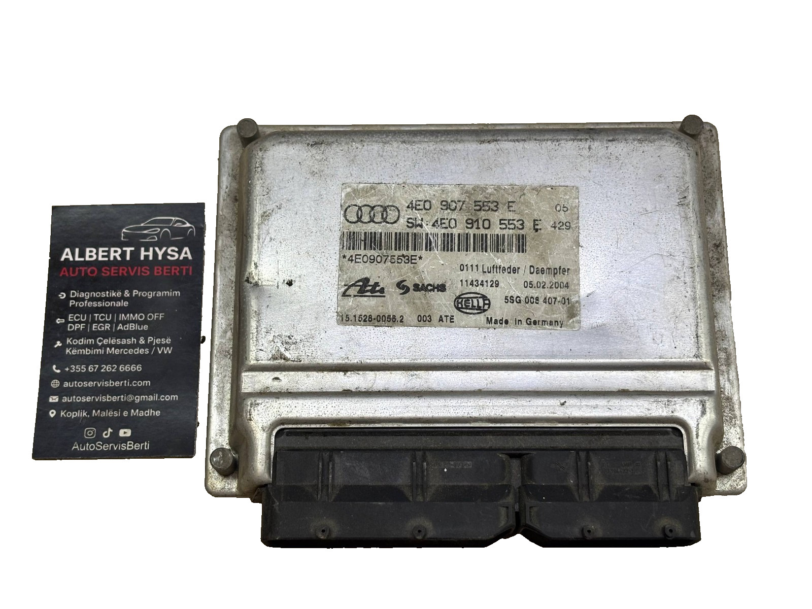 ATE Hella Suspension Control Module 4E0907553E 5SG008407 01