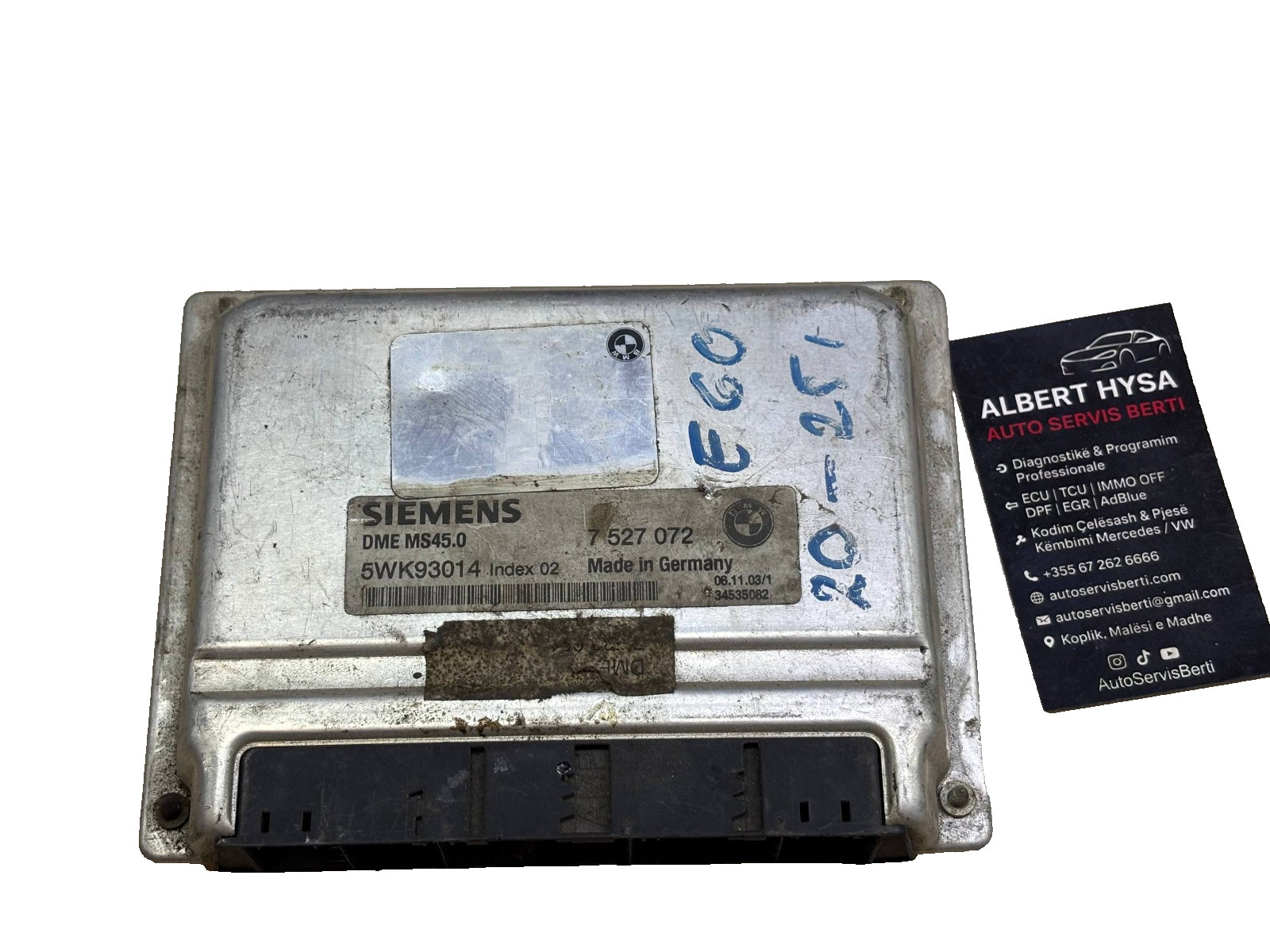 Siemens Engine ECU 7527072 5WK93014 02