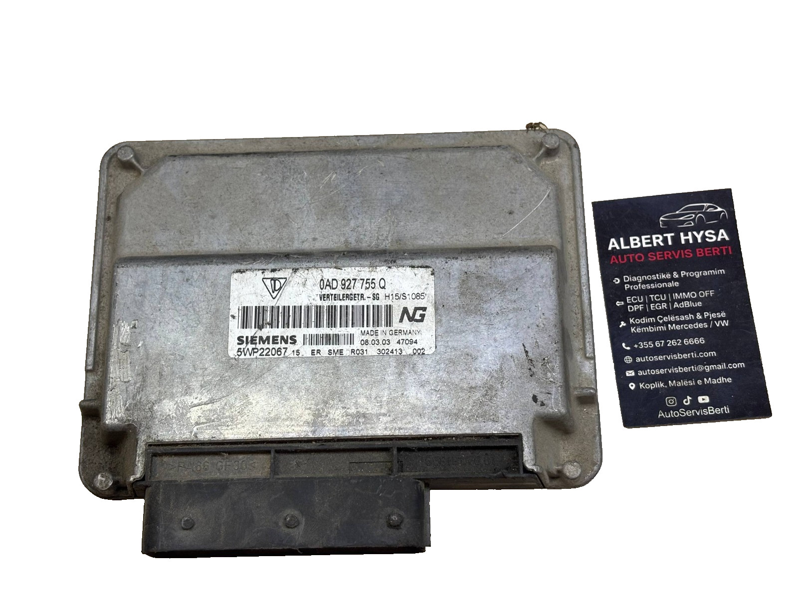 Siemens Gearbox Control Module 0AD927755Q 5WP22067 15