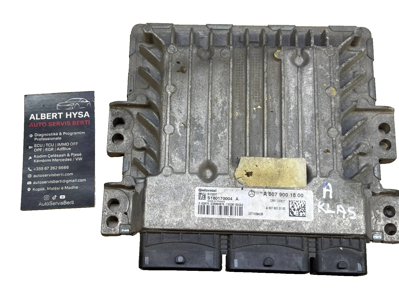 Continental Engine ECU A6079001800 SID307 S180180004 A