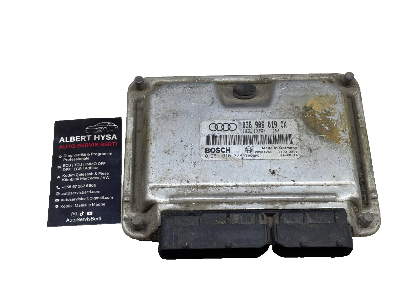 Bosch Engine ECU 038906019CK EDC15P+ 0281010308