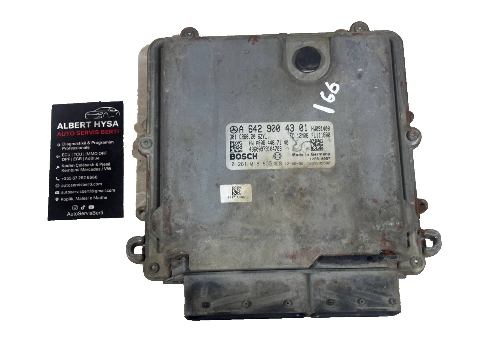 Mercedes ECU A6429004301 Bosch EDC17C46 0281018855 Engine Control Unit