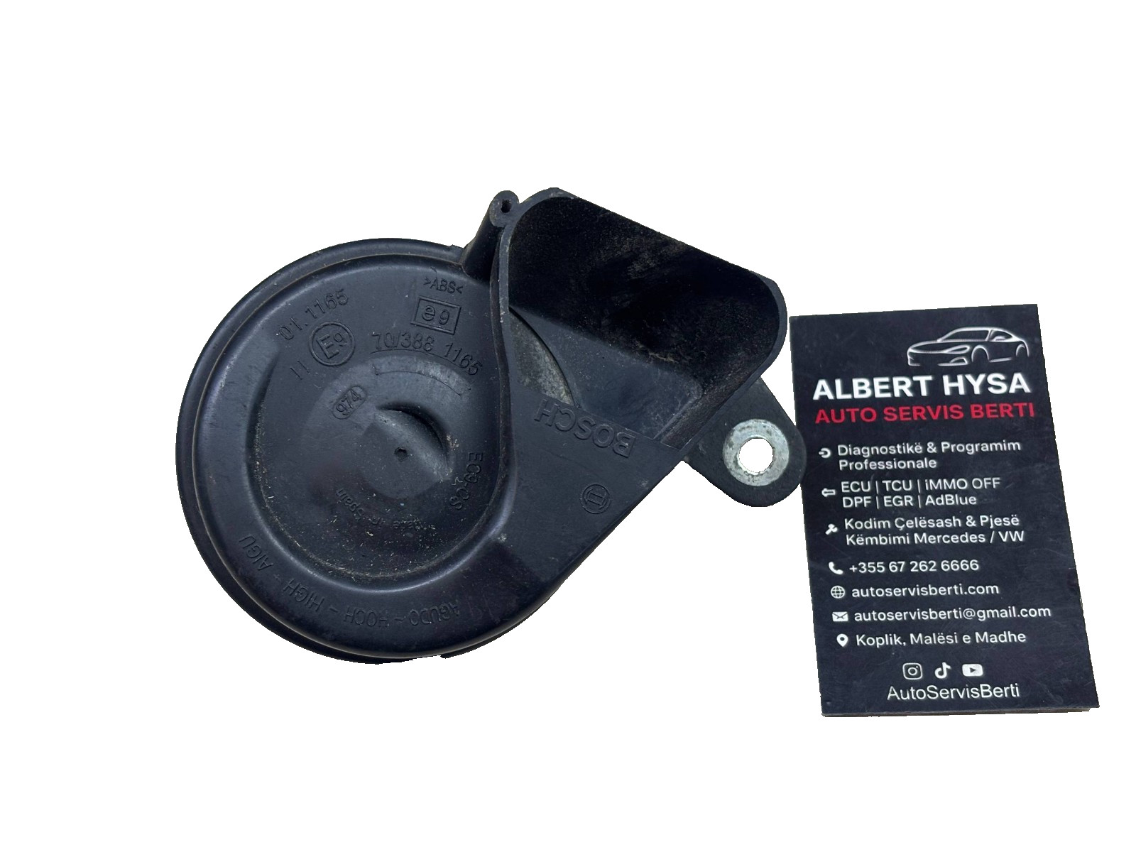 703881165 Mercedes Horn Bracket Warning Signal Mount