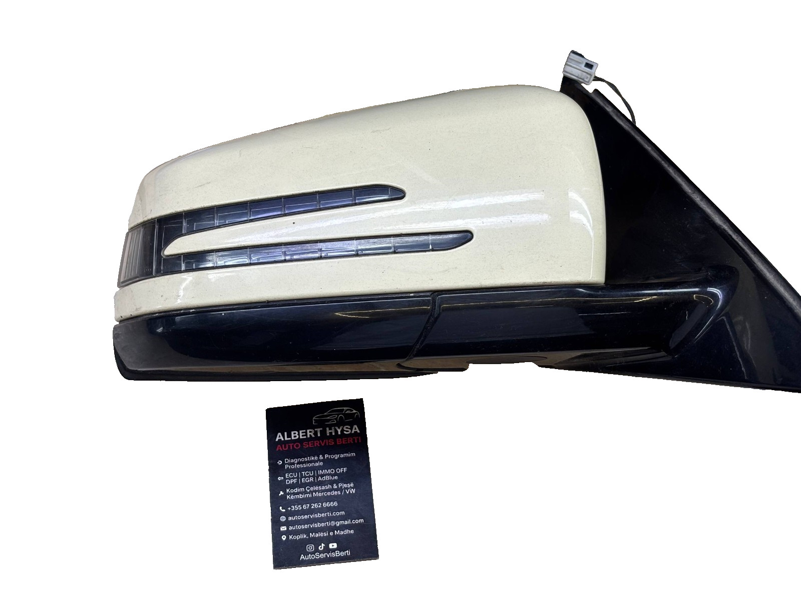 A2128100216 Mercedes W212 Right Wing Mirror With Indicator TESTED A3159444