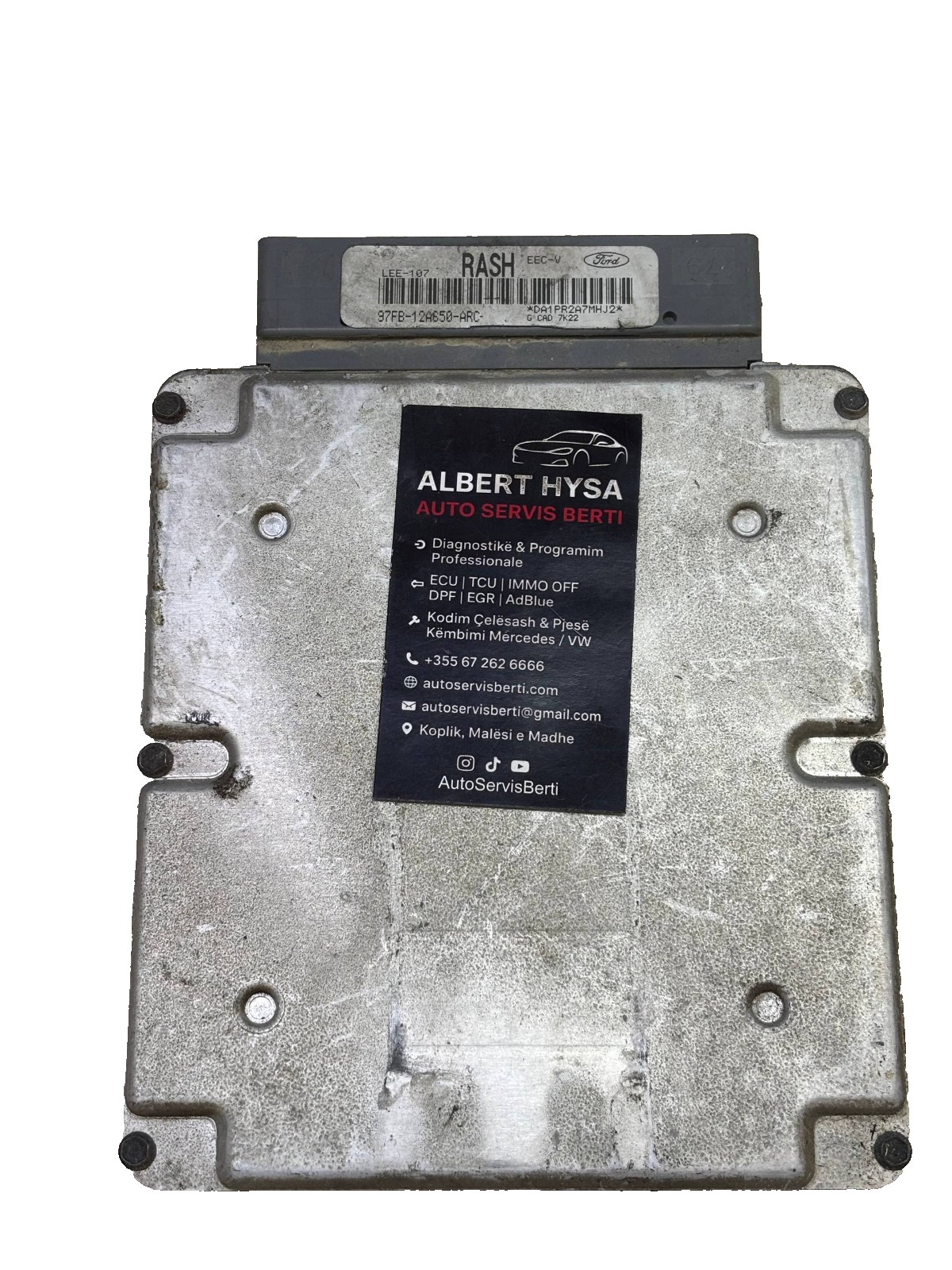 Ford 97FB-12A650-ARC Engine ECU LEE-107 OEM RASH Control Unit