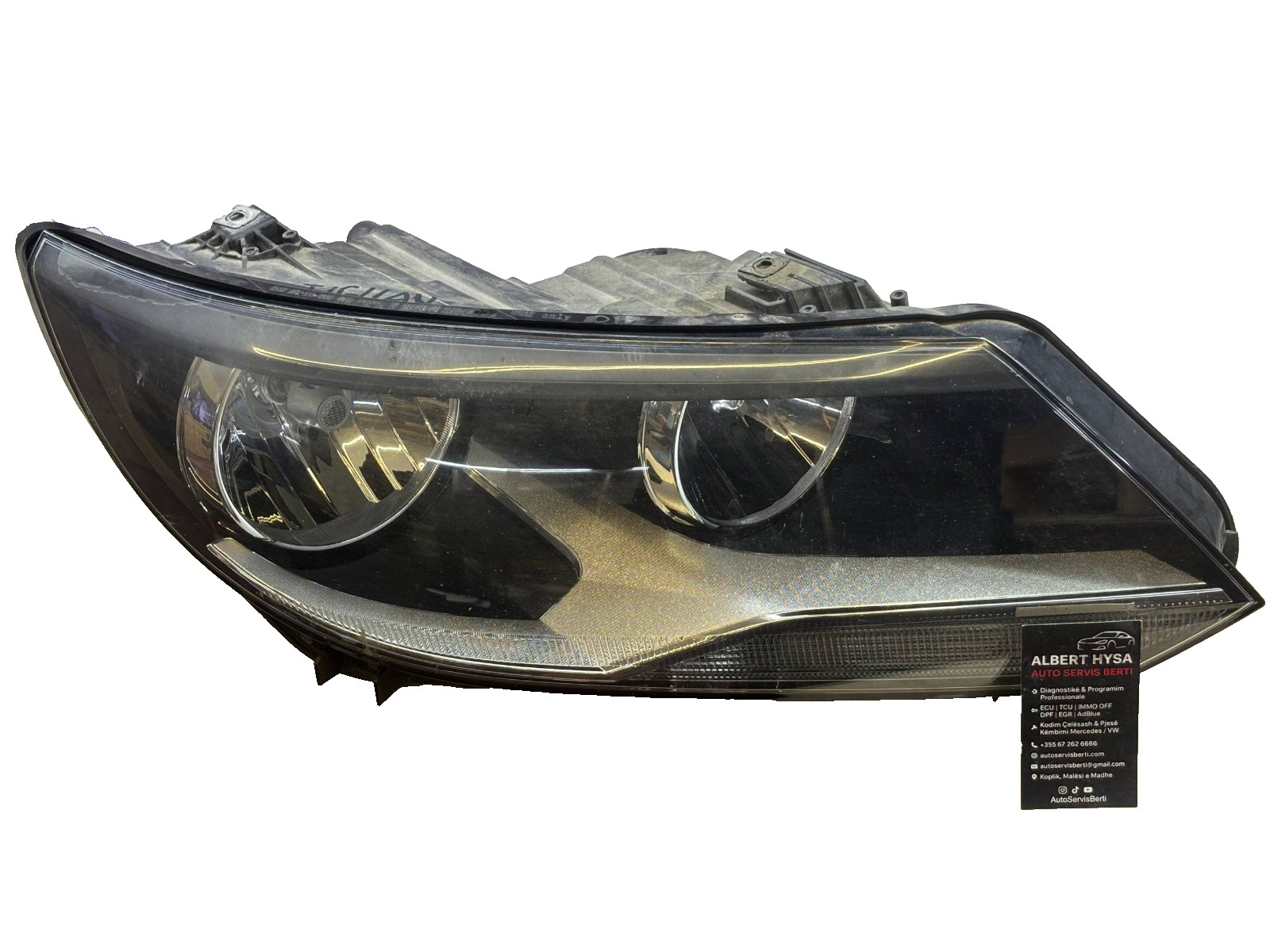 VW Tiguan Right Headlight 5N1 941 006 Hella OEM Genuine Front Lamp Unit