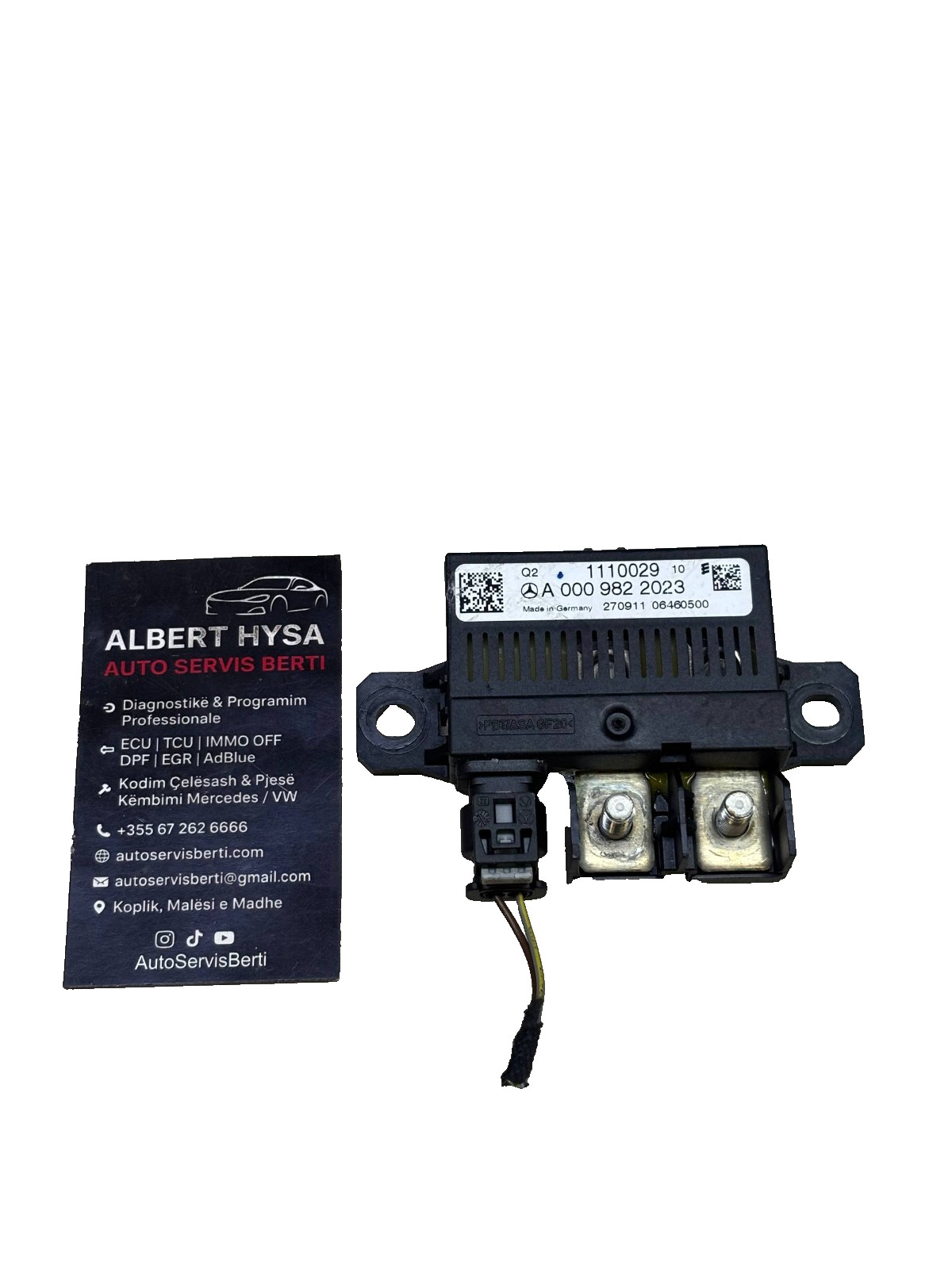 Battery Monitoring Control Module A0009822023