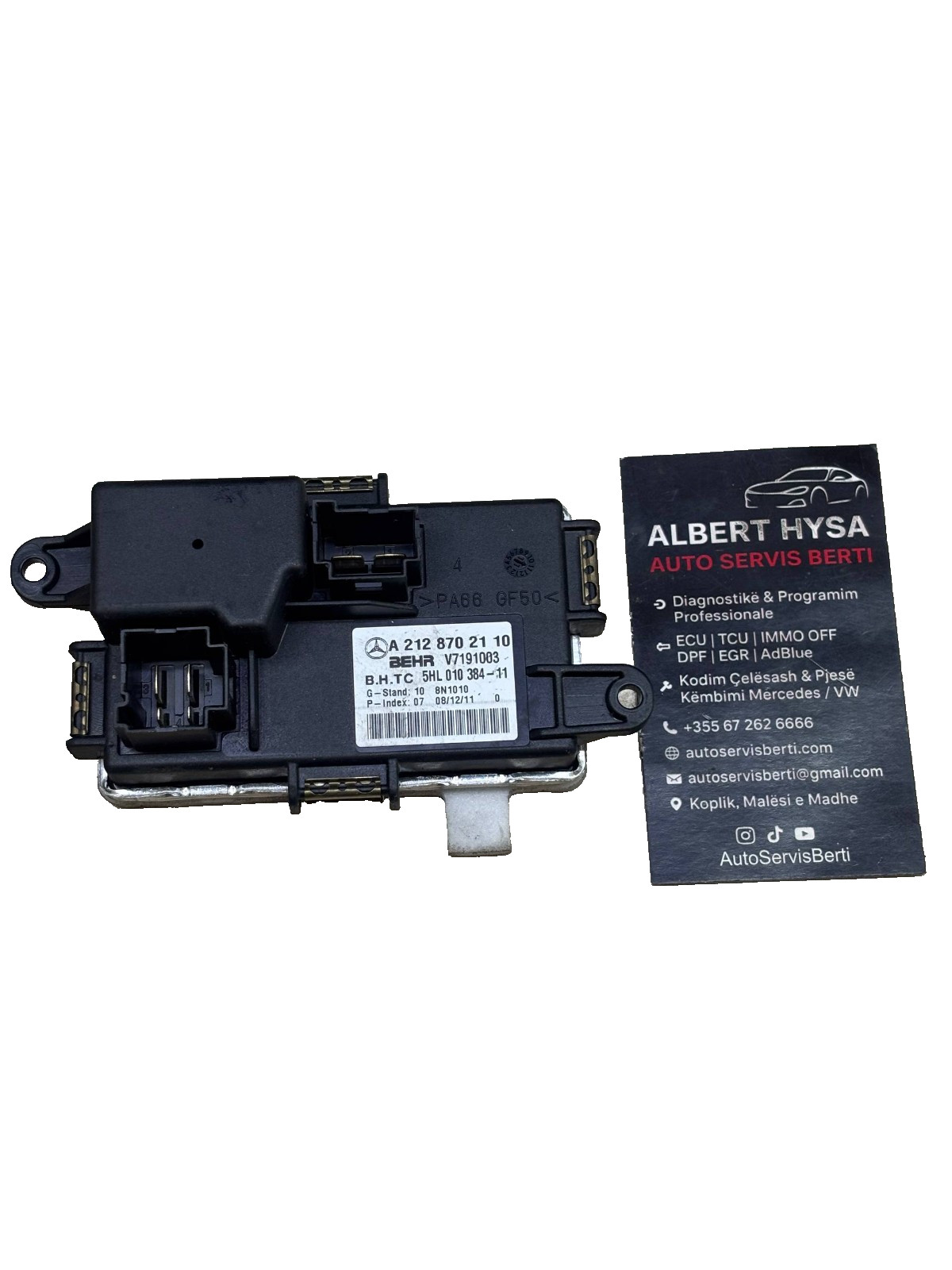 A2128702110 Heater Blower Motor Resistor For Benz