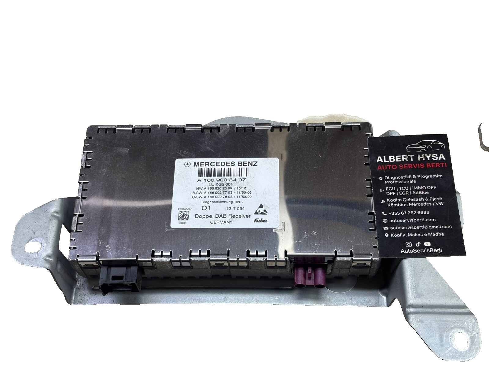 A1669003407 Mercedes-Benz Genuine Digital Audio DAB Radio Receiver Control Unit