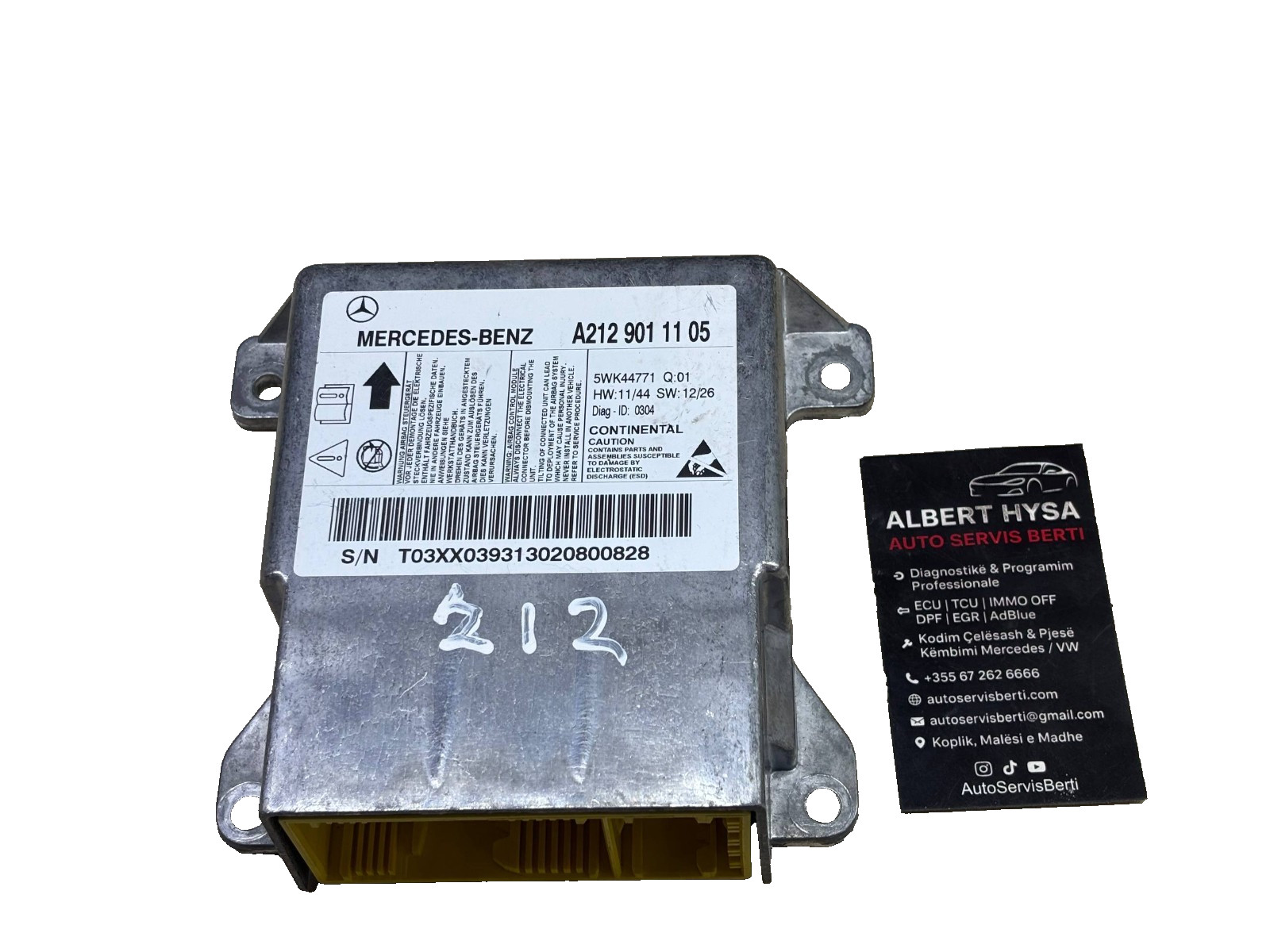 Mercedes-Benz E W212 Control unit module A2129011105 5WK44771