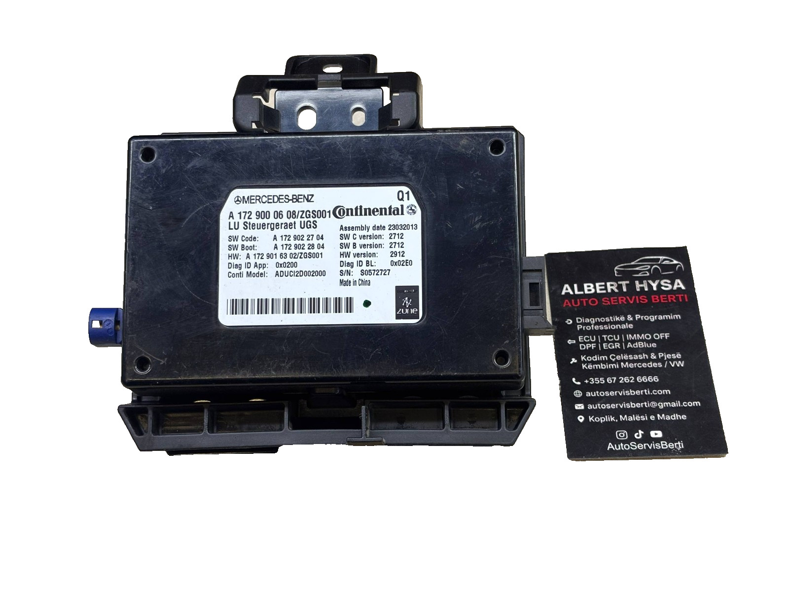 MERCEDES BENZ E-CLASS W212 A1729000608 A1729022704 CONTROL MODULE