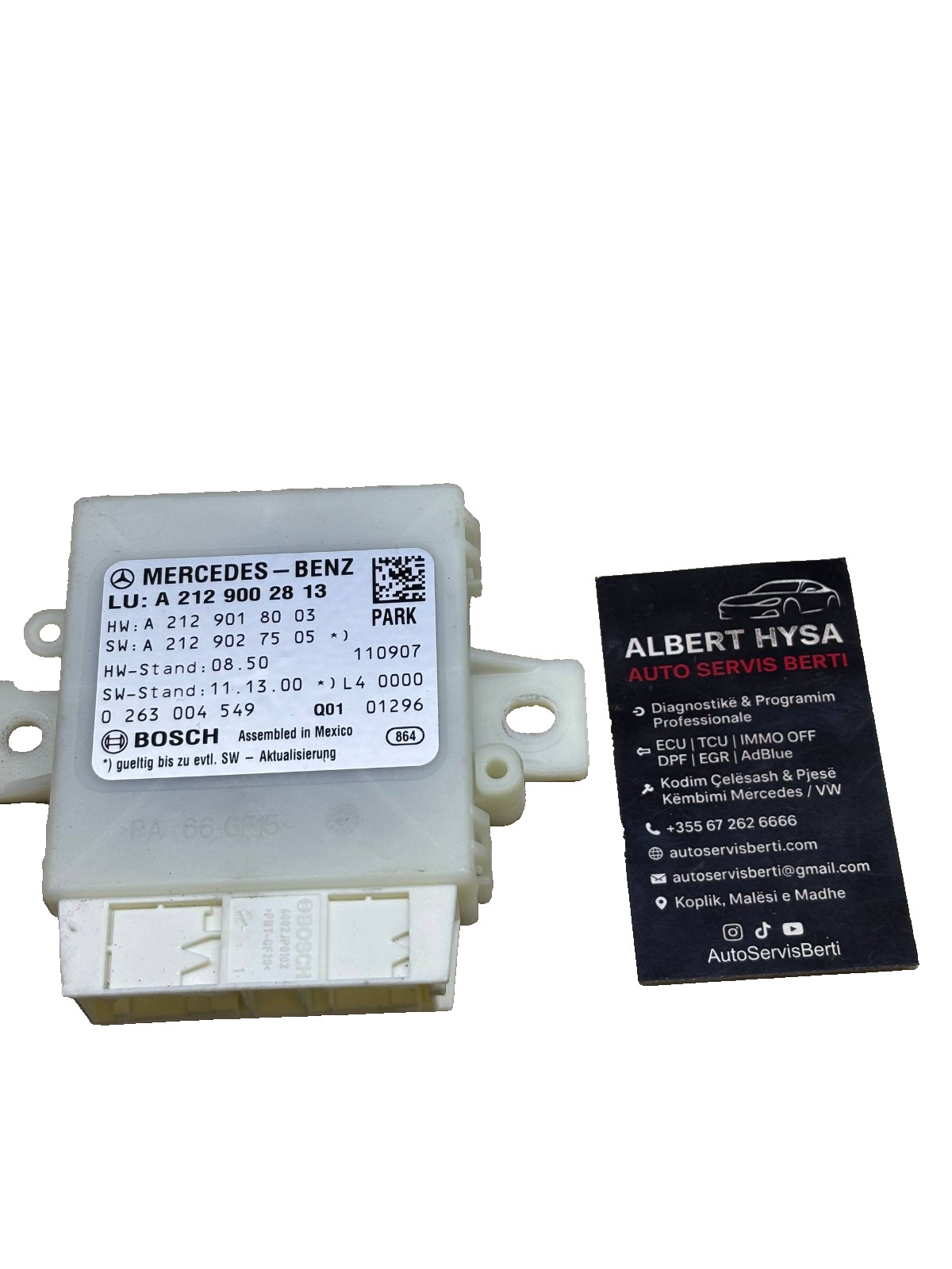 Mercedes Benz w212 A2129002813 PDC PARK ASSIST CONTROL MODULE