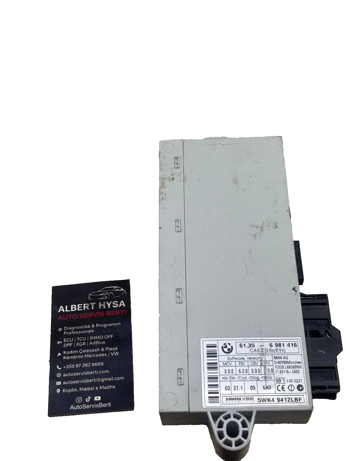 BMW CONTROL MODULE 61.35 6981416 5WK49412LBF