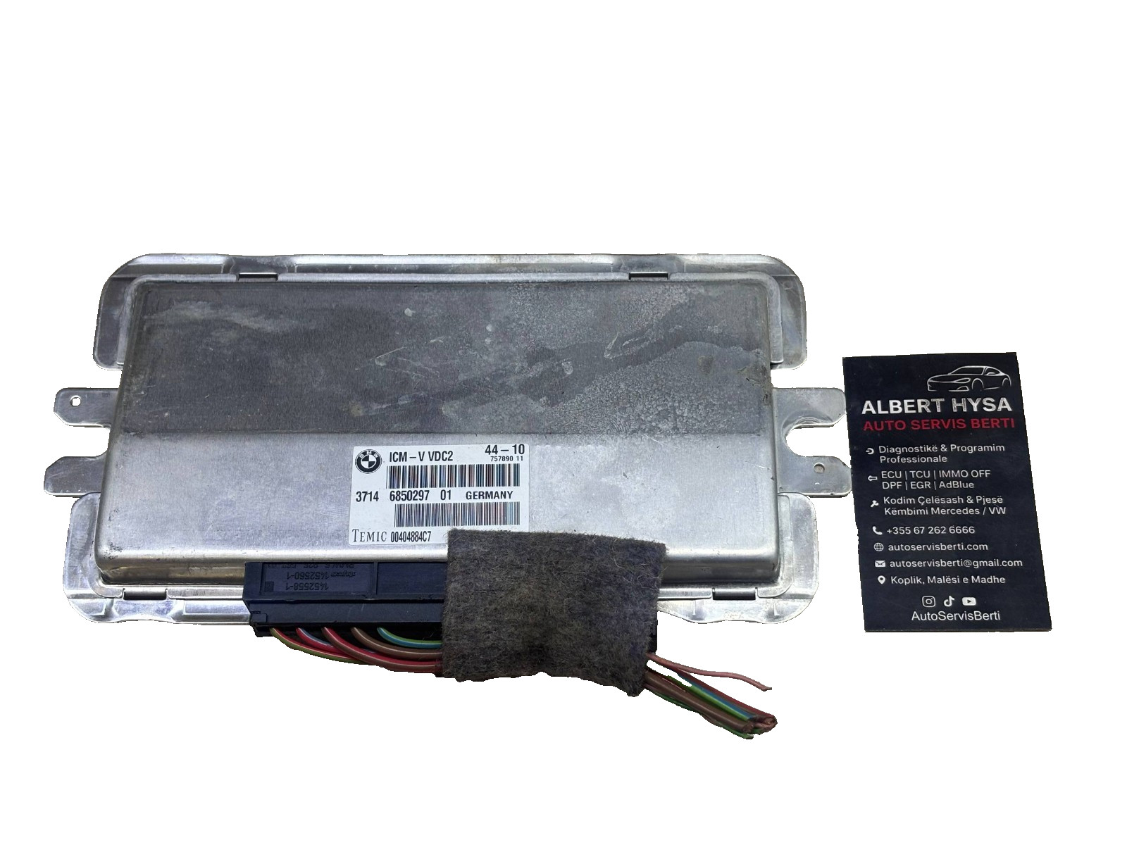 Control Unit ICM for BMW AH7 3714 6850297 01 00404884C7