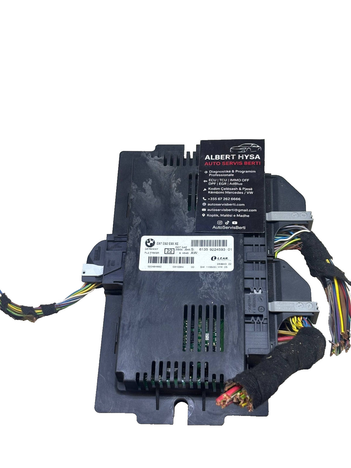 BMW CONTROL UNIT 6135 9223493 01 E87 E92 E93 XE