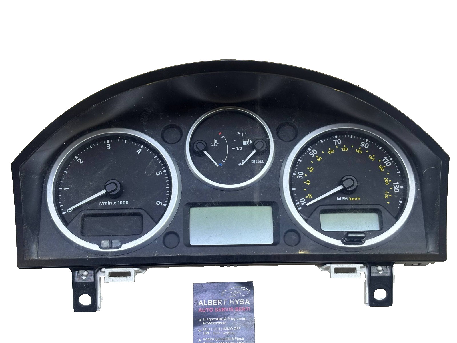 Land Rover Instrument Cluster Speedometer 8H3210849PA Diesel MPH OEM Tested