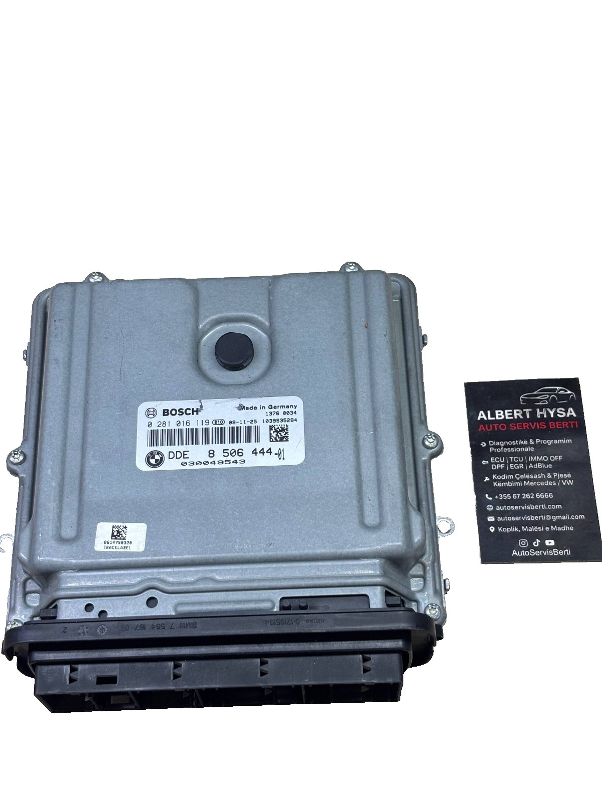 BMW DDE EDC17CP09 ECU 8506444 0281016119 Bosch Diesel ECU OEM Tested