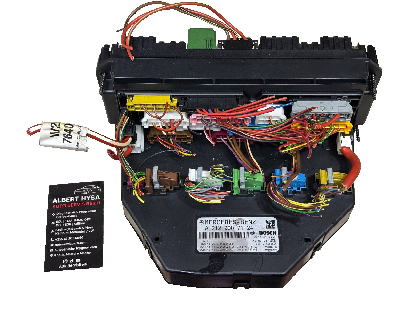 Mercedes-Benz W212 SAM Control Module A2129007124 A2129015504