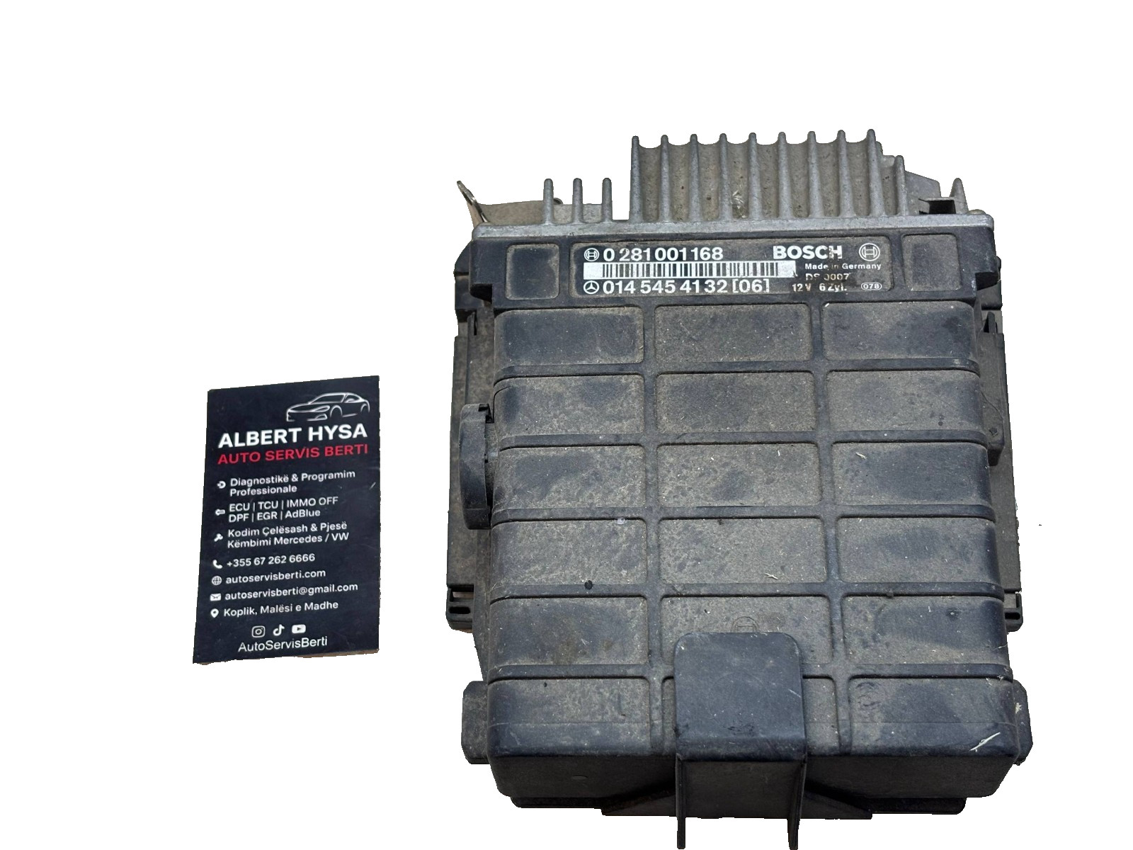 0145454132 BOSCH ECU DS0007 0281001168 Engine Control Module