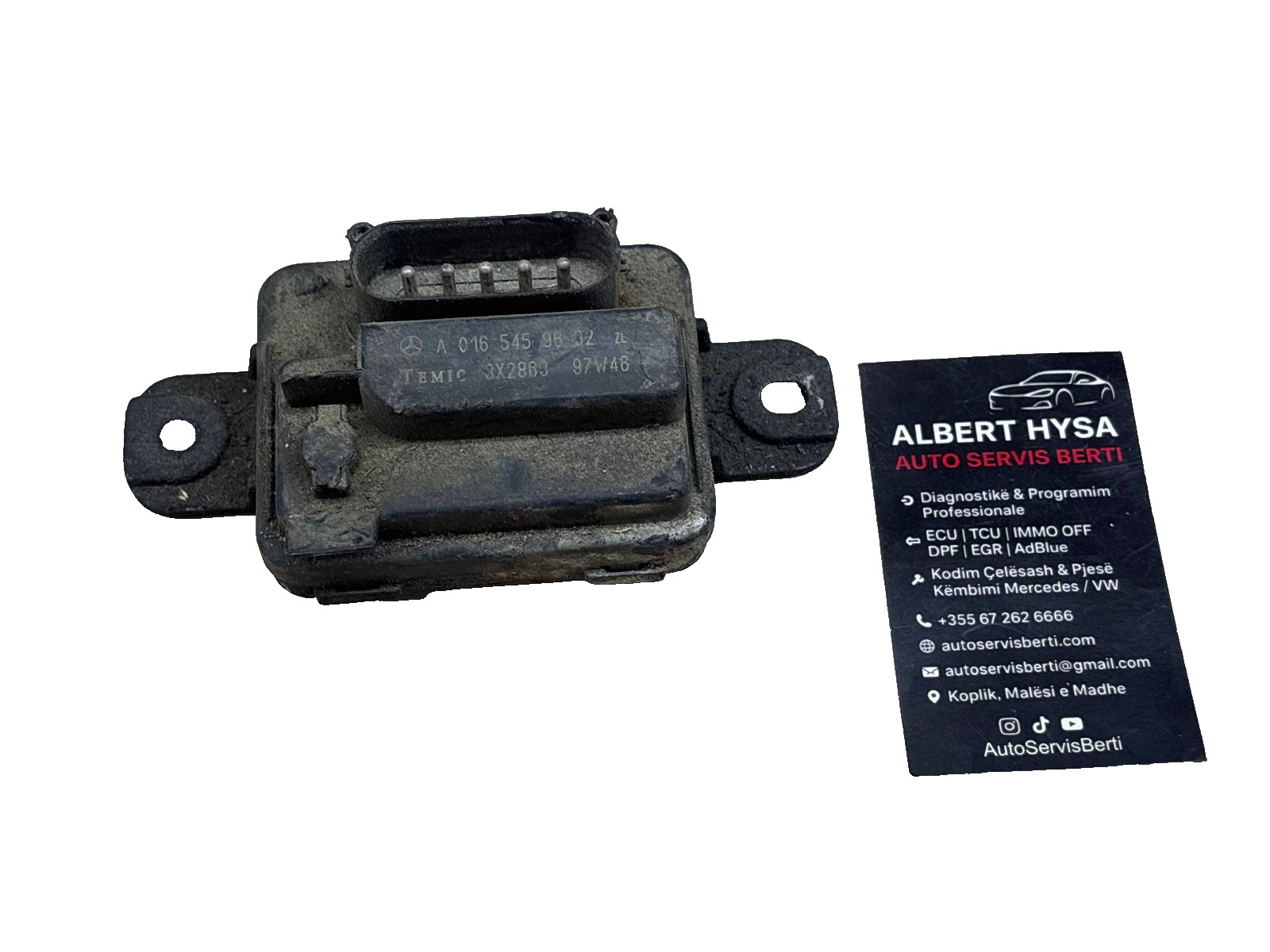 A0165459632 Genuine Auxiliary Fan Relay Control Module OEM