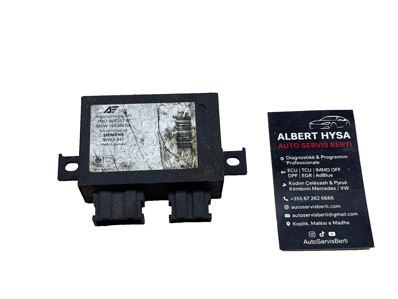 7M0953257M Genuine Diesel Immobilizer Control Unit OEM