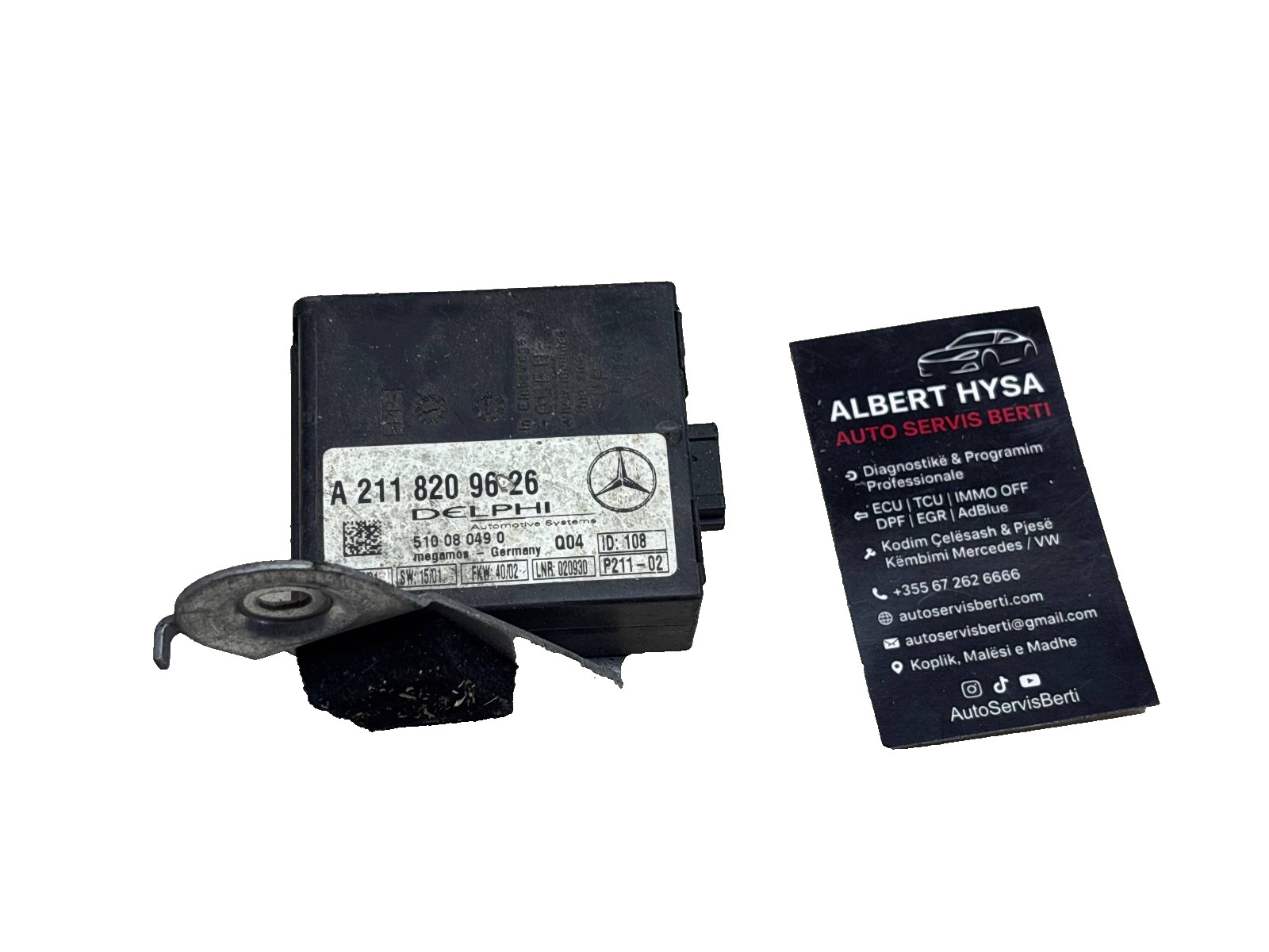 A2118209626 Genuine Anti Theft Alarm Module OEM