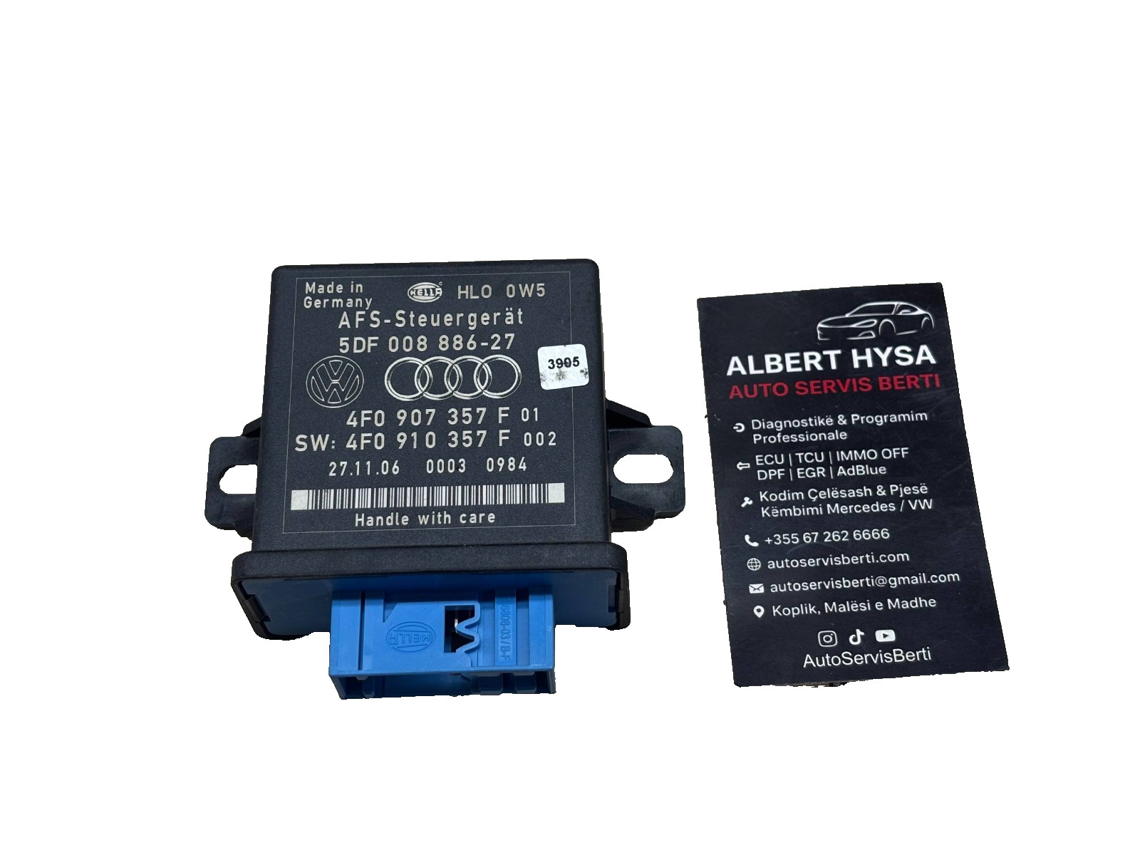 4F0907357F Genuine Control Module 5DF008886-27 OEM