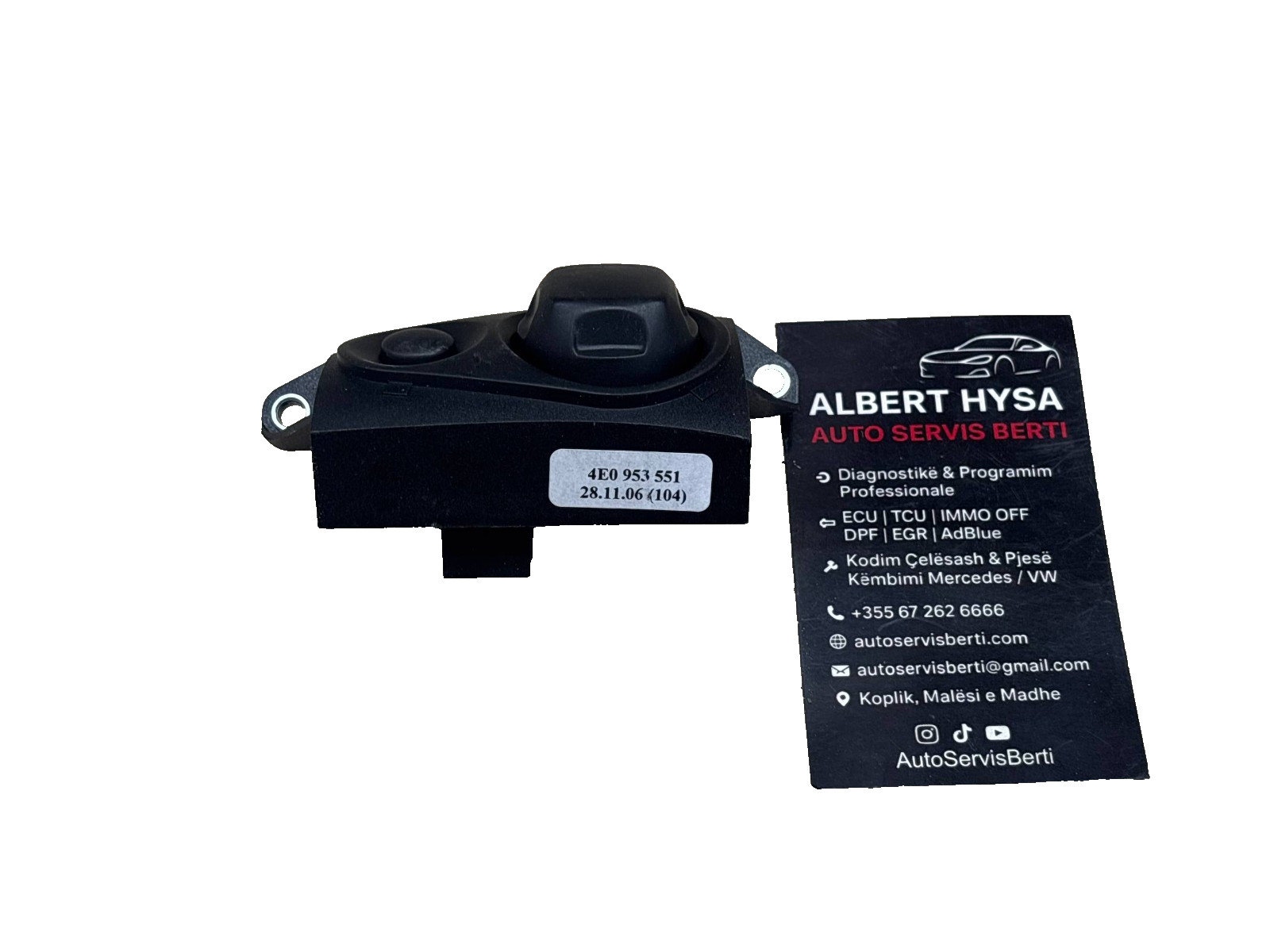 4E0953551 Genuine Steering Column Adjustment Switch OEM