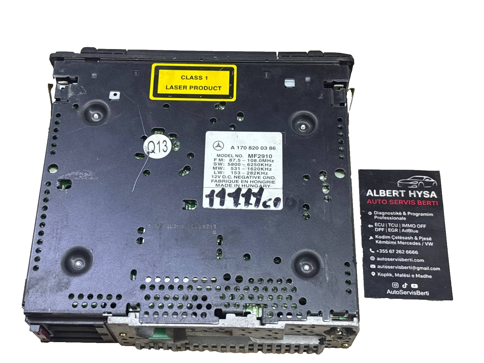 A1708200386 Genuine CD Radio Unit OEM