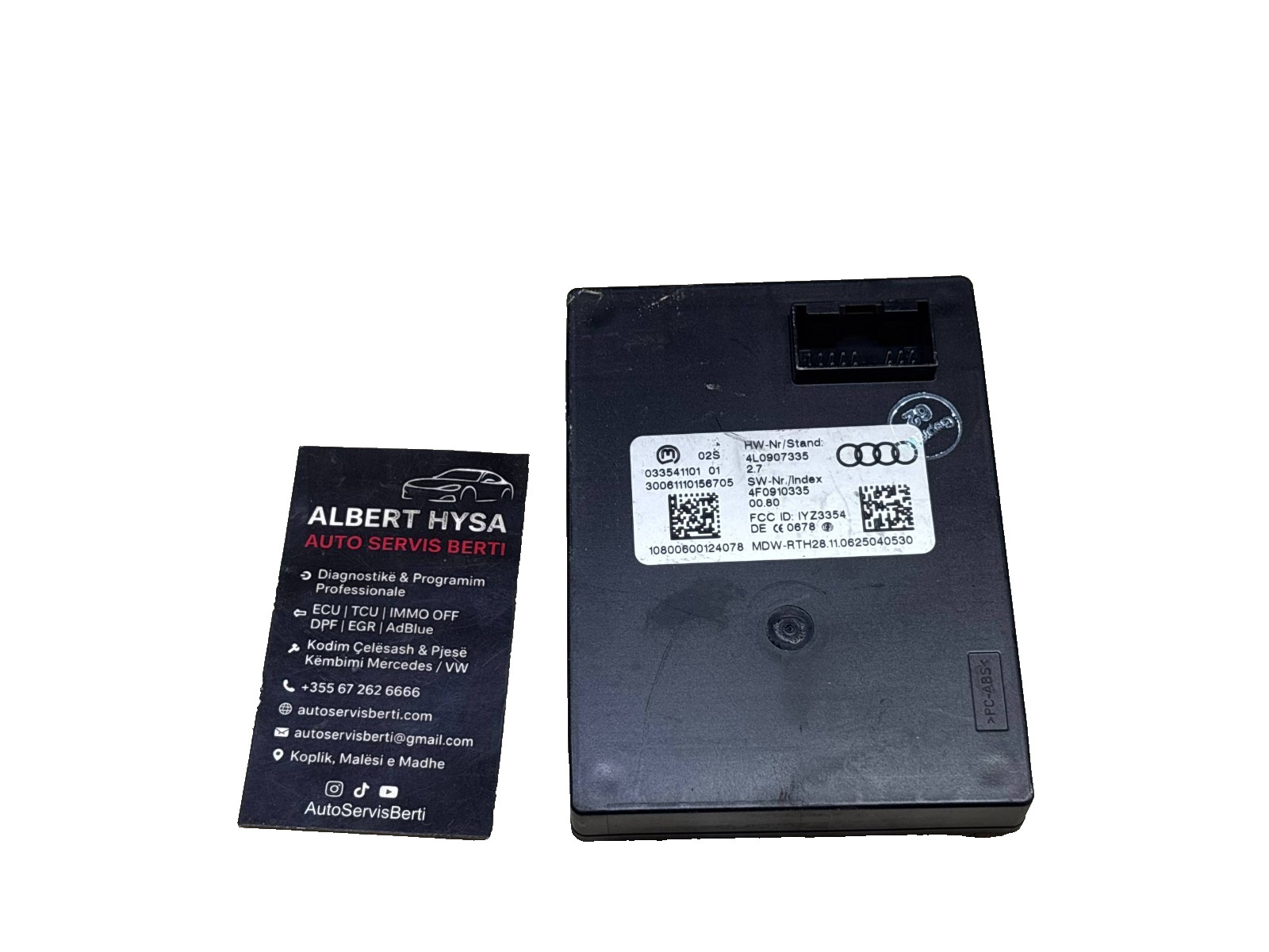 4L0907335 Genuine Keyless Entry Control Unit OEM