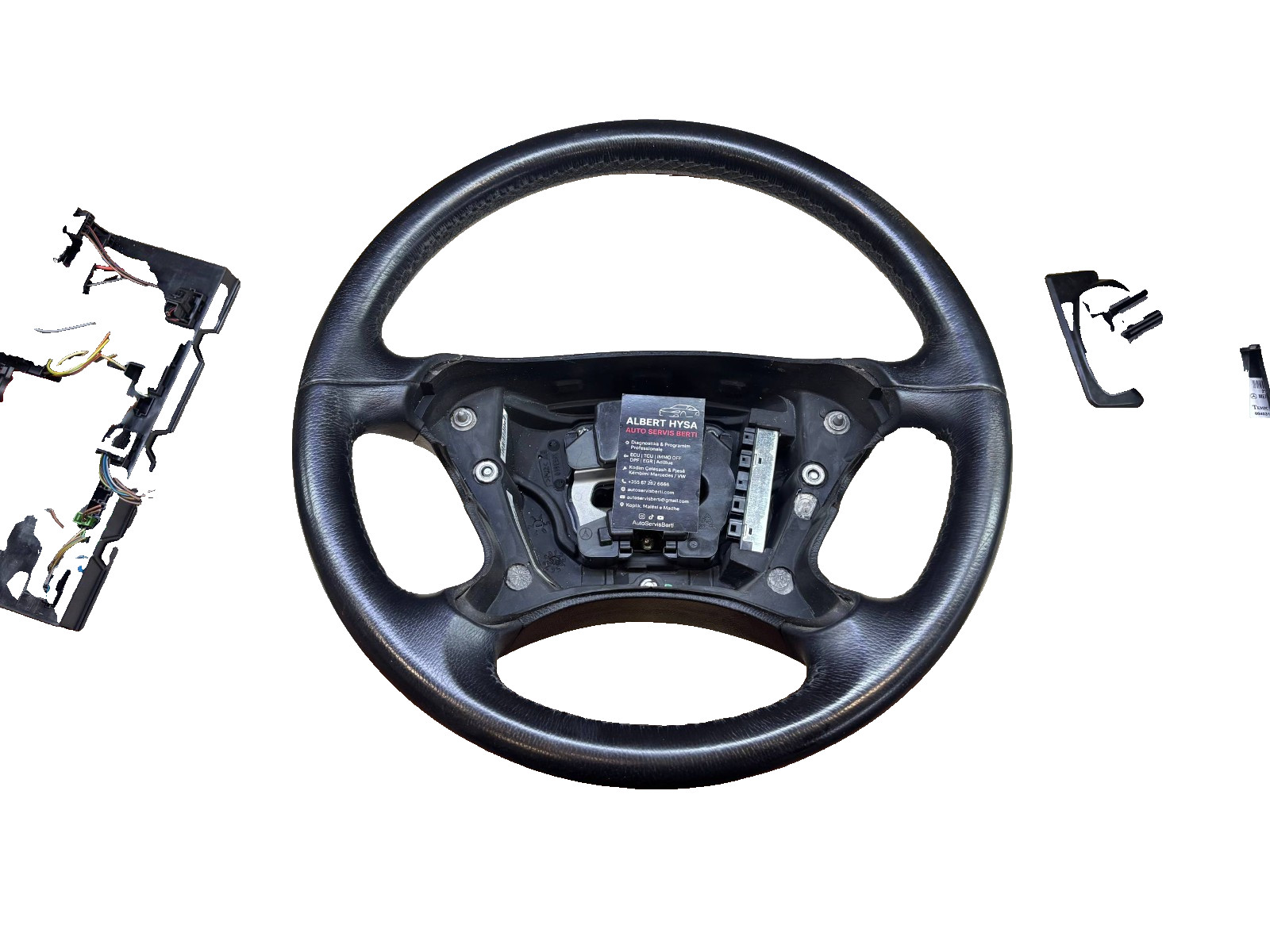 LEATHER Mercedes Benz 2004-2010 Black Steering Wheel