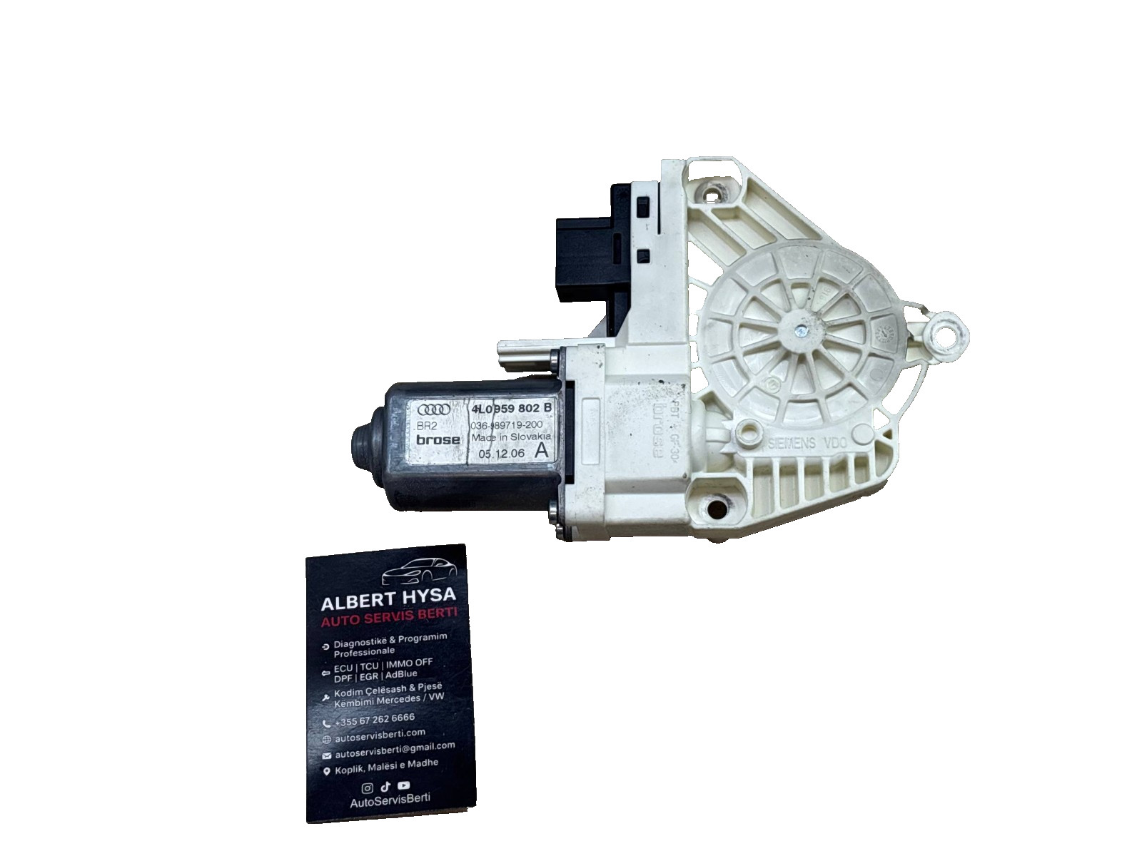 AUDI Q7 4L POWER WINDOW DOOR MOTOR FRONT REAR RIGHT 4L0959802B OEM