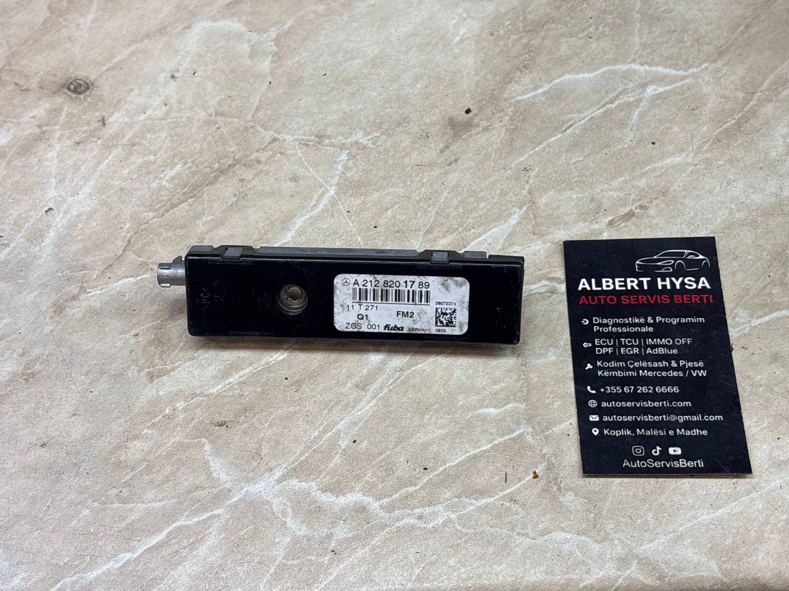 Antenna amplifier crossover control unit Mercedes E-class W212 A2128201789