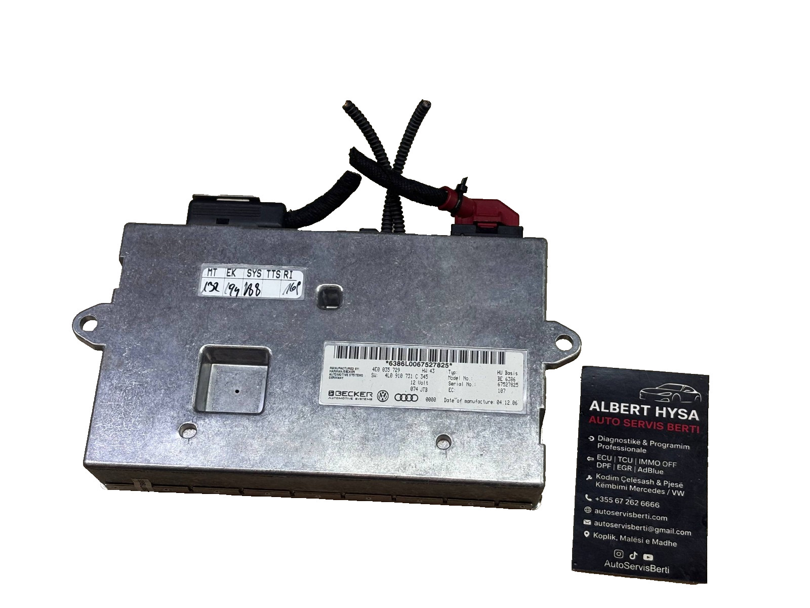 Audi Q7 Multi Media Interface Control Module OEM 4E0035729