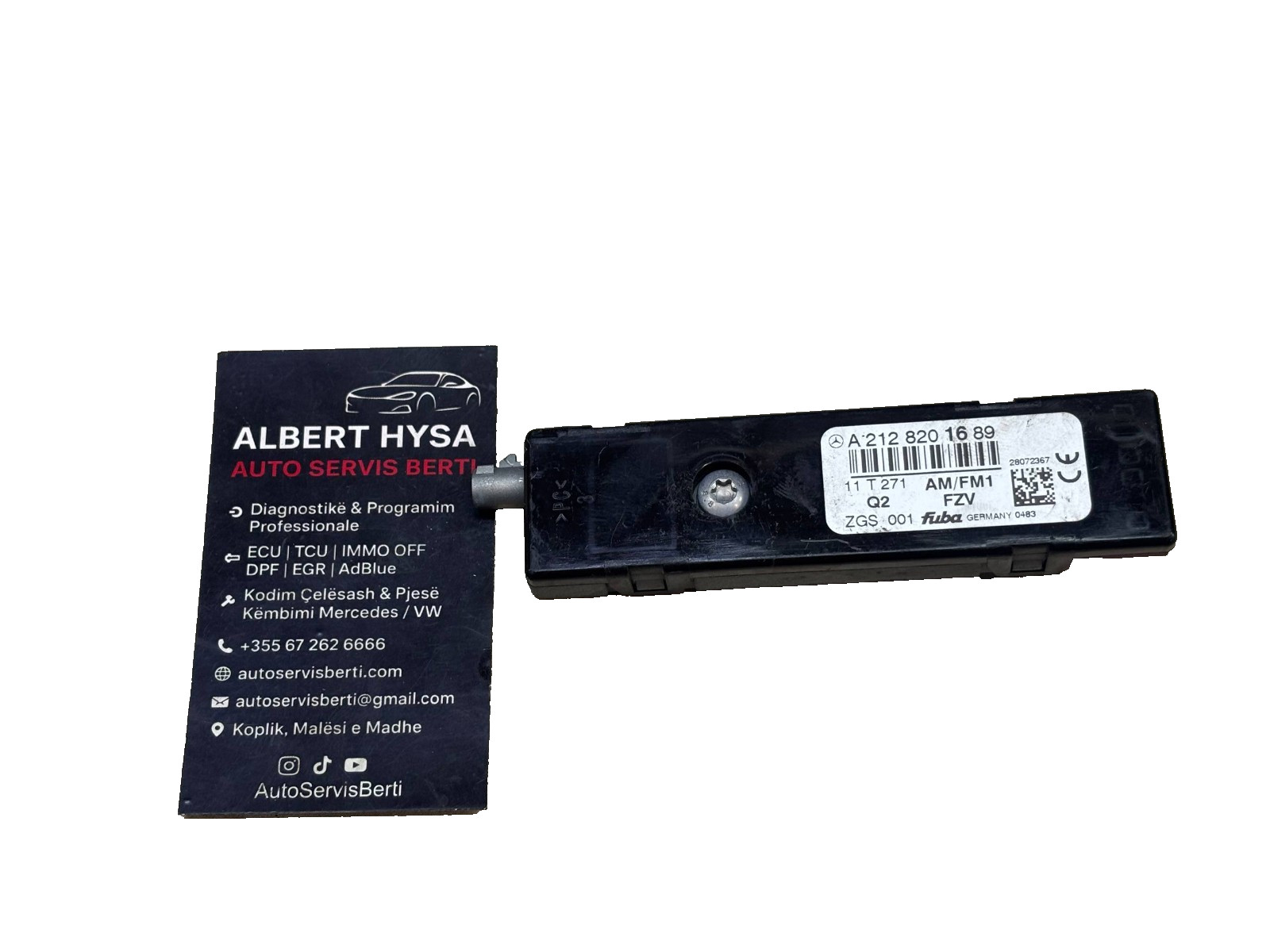 A2128201689 Aerial Antenna Amplifier Fits for Mercedes-Benz E W212