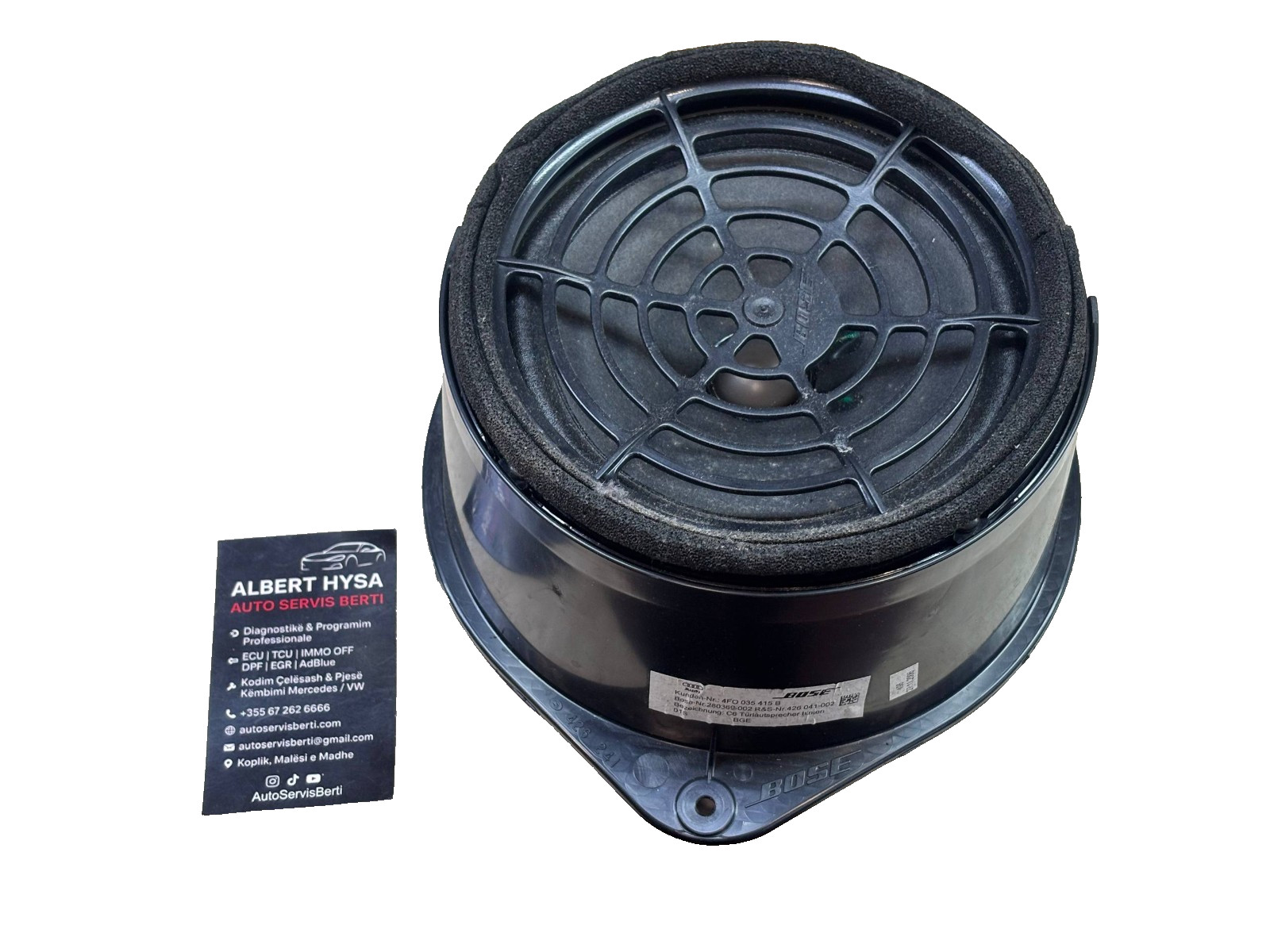 Audi Q7 2015- Sound System Speakers Loudspeakers 4F0035415B