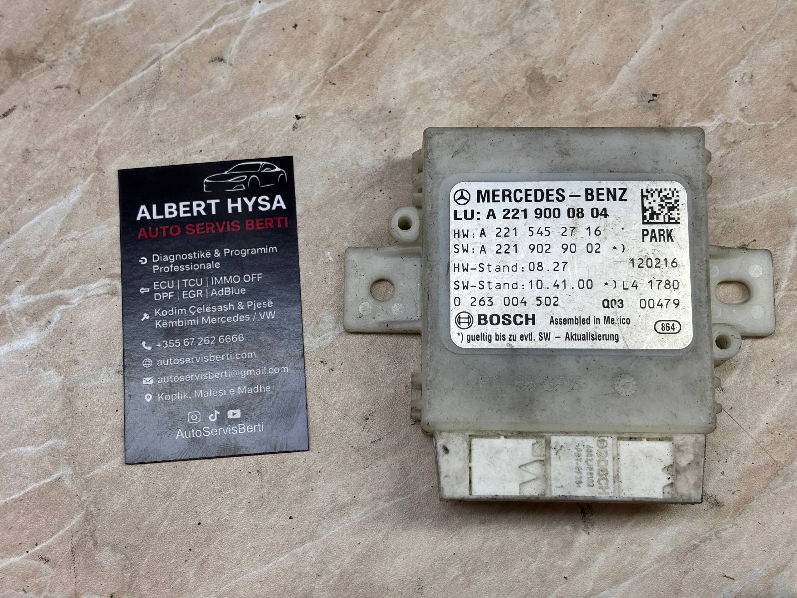 A2219000804 Bosch Control Module 0263004502 OEM