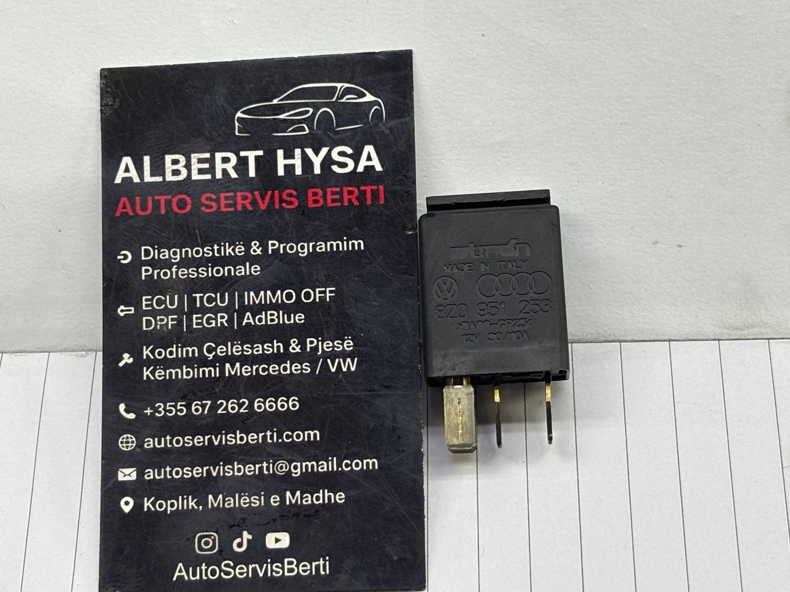 VW Audi Relay 8Z0951253 – Electronic Control Relay