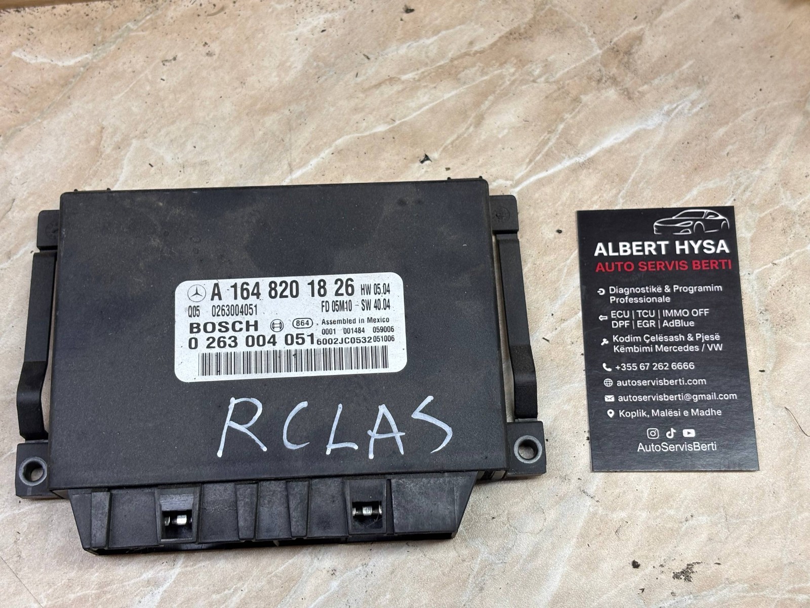 A1648201826 Bosch Control Module 0263004051 OEM