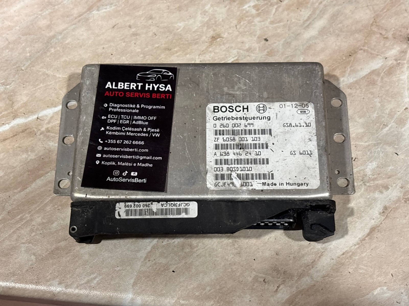 Mercedes Electronic Control Module BOSCH A6384462410 0260002699