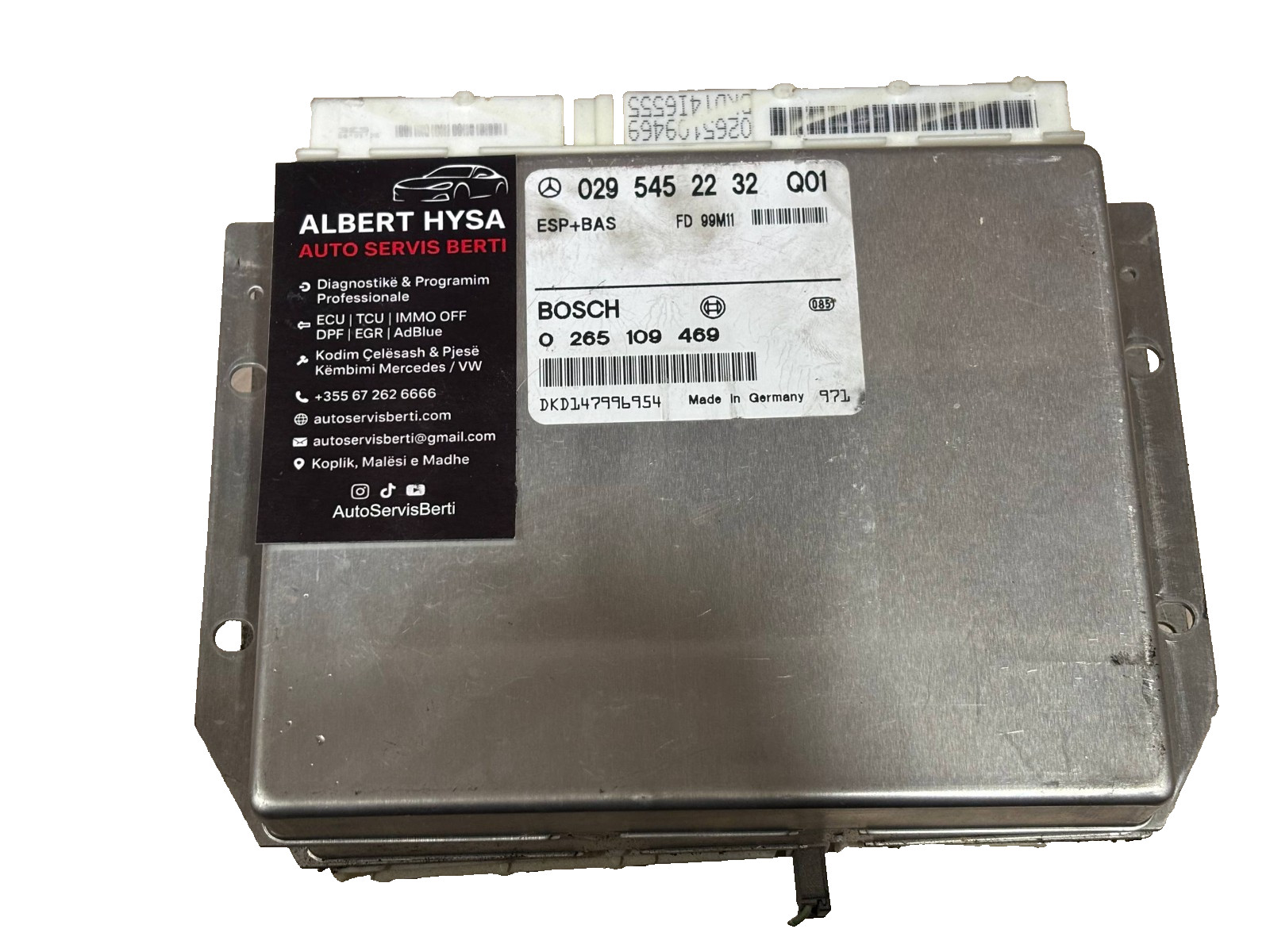 Mercedes Electronic Control Module BOSCH 0295452232 0265109469