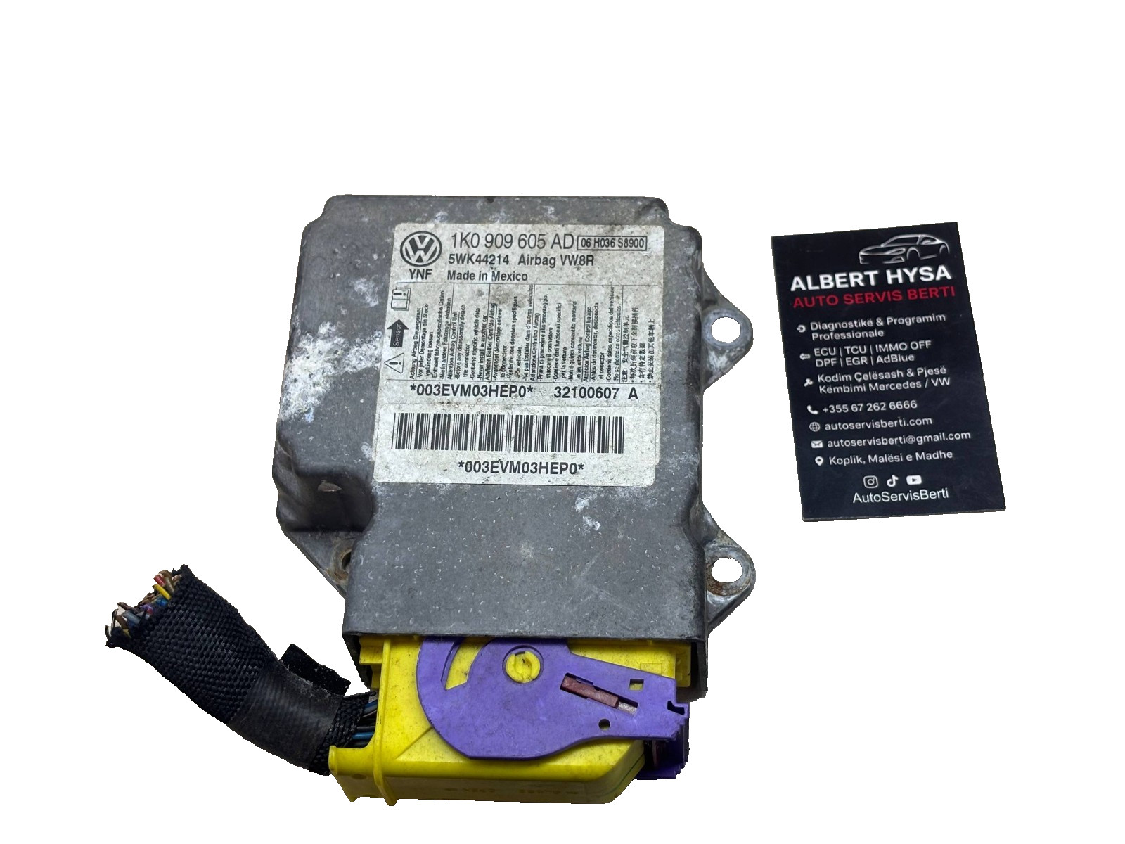 VW Impact Sensor 1K0909605AD - 5WK44214