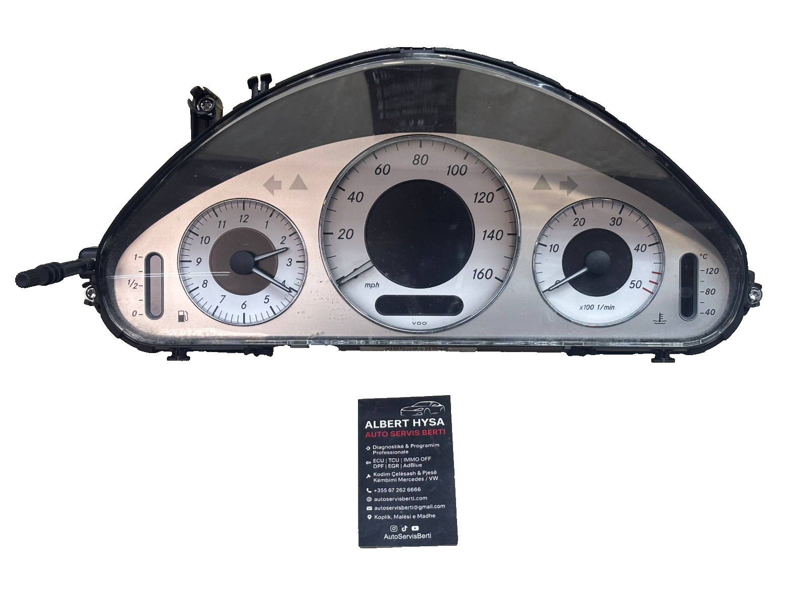 Mercedes W211 E Class Instrument Cluster Speedometer A2115401248 VDO OEM