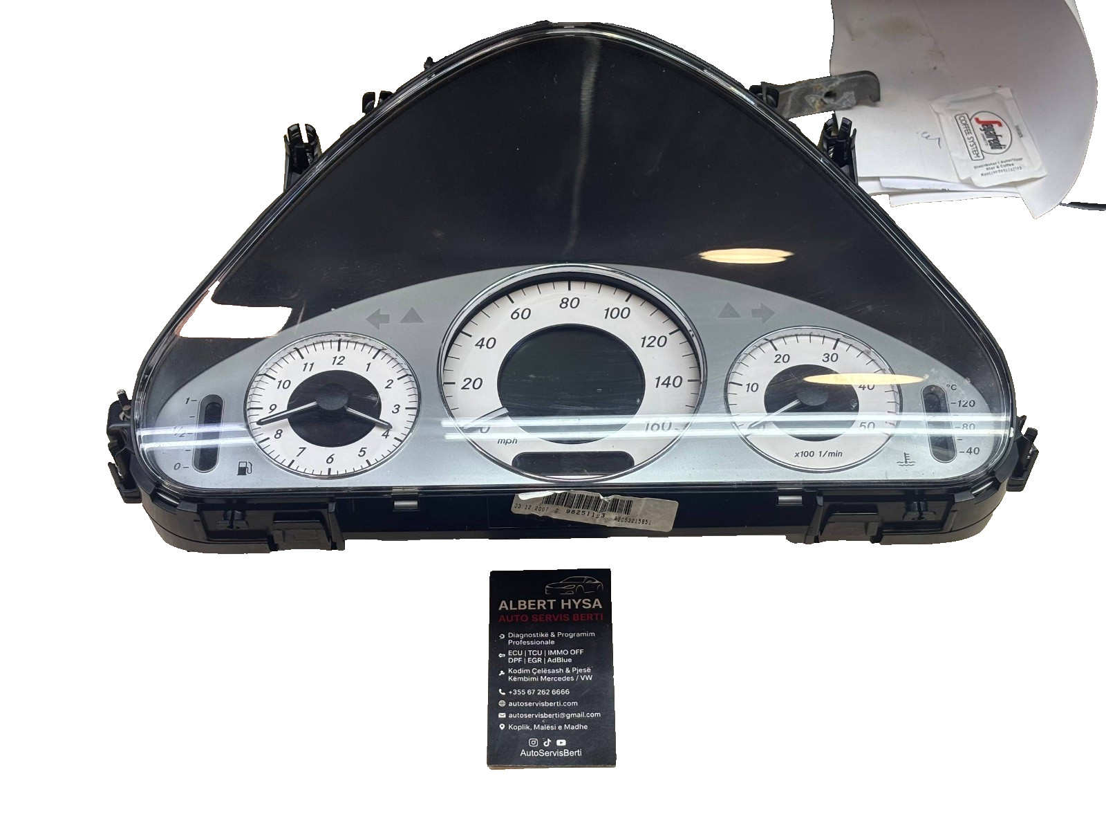 Mercedes W211 E Class Instrument Cluster Speedometer A2115404948 VDO OEM