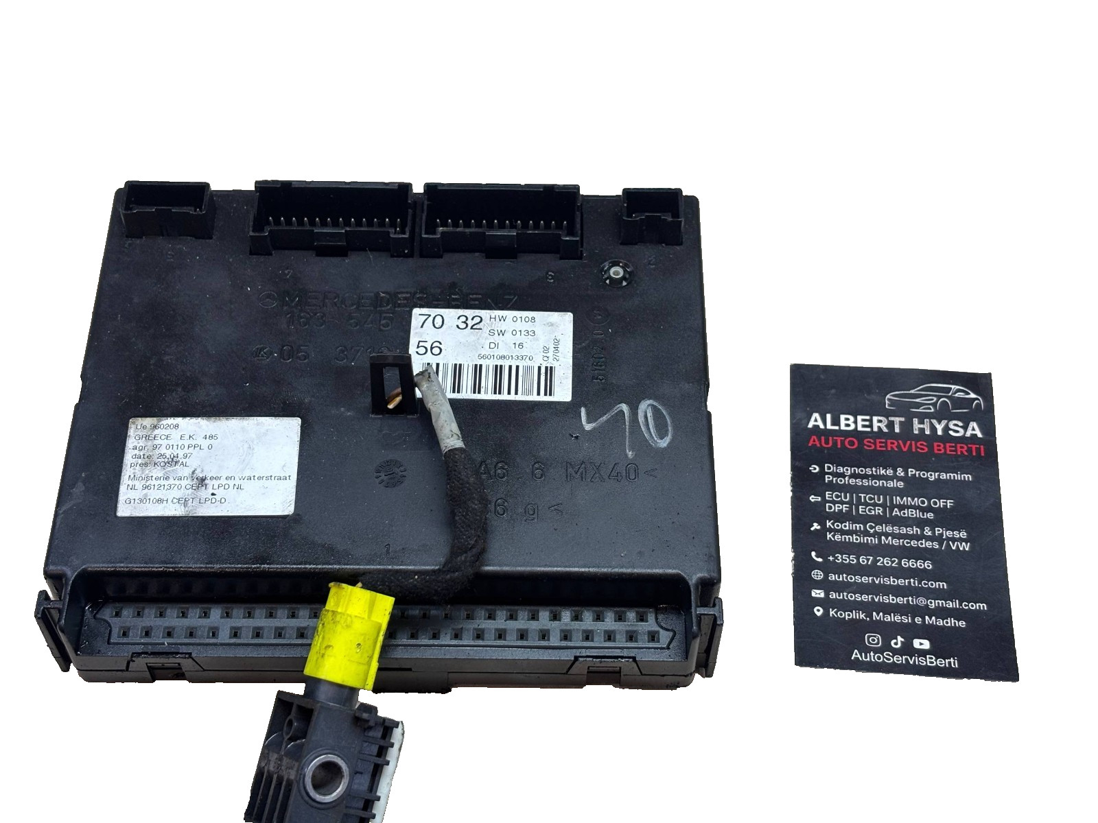 MERCEDES ML 163 2002-2005 FUSE BOX 1635457032
