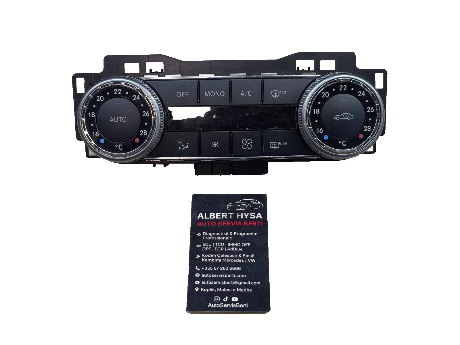 Mercedes C Class W204 Climate Control AC Heater Panel A2048300590
