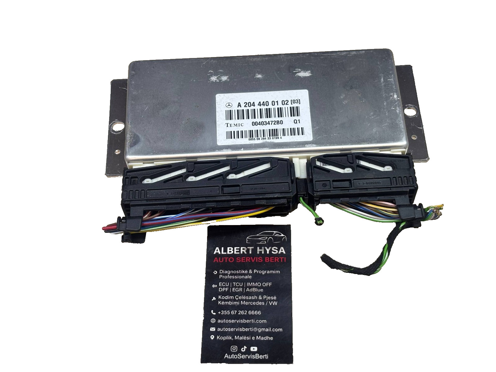 Mercedes C-Class W204 Damping Adjustment Suspension Control Unit A2044400102