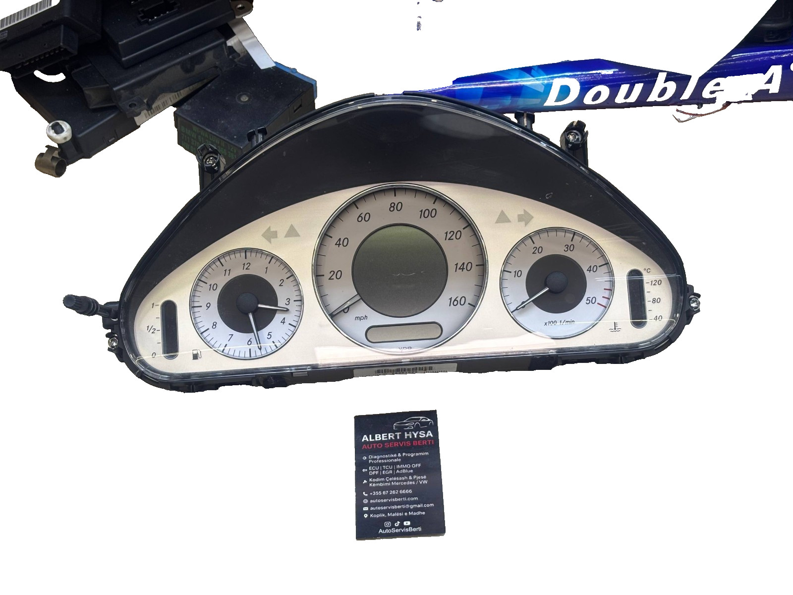 Mercedes W211 Instrument Cluster Speedometer A2115401248 VDO MPH